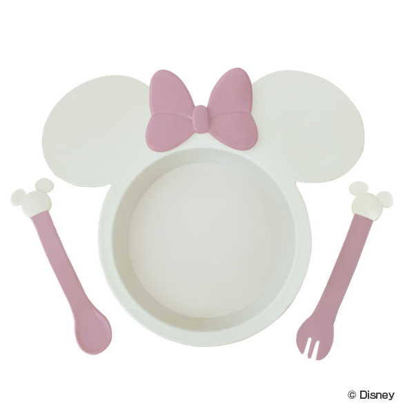 Disney（ディズニー） プレート スプーン＆フォーク セット ミニー