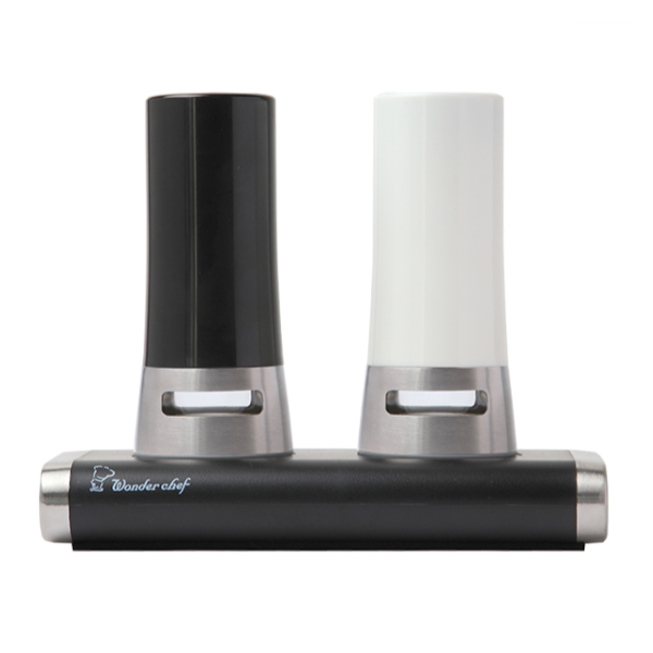 ワンダーシェフ 調味料入れ 塩 胡椒 2本セット マグネティック 塩