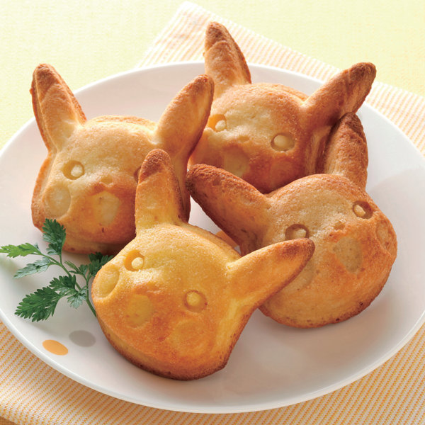 シリコンケーキ型 焼き型 ポケットモンスター シリコン製 4個型
