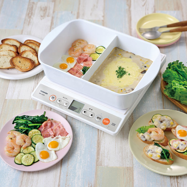 和平フレイズ 両手鍋 IH対応 21×29cm 仕切り付き セラミック加工