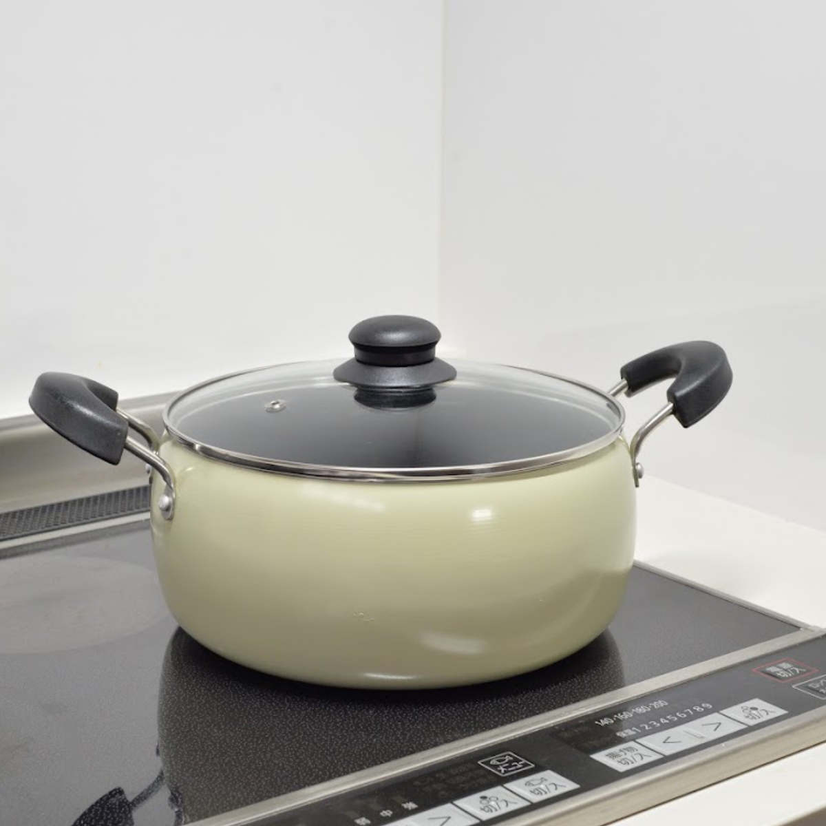 和平フレイズ 両手鍋 24cm IH対応 コロージュ ガラス蓋付き 炊飯 6合