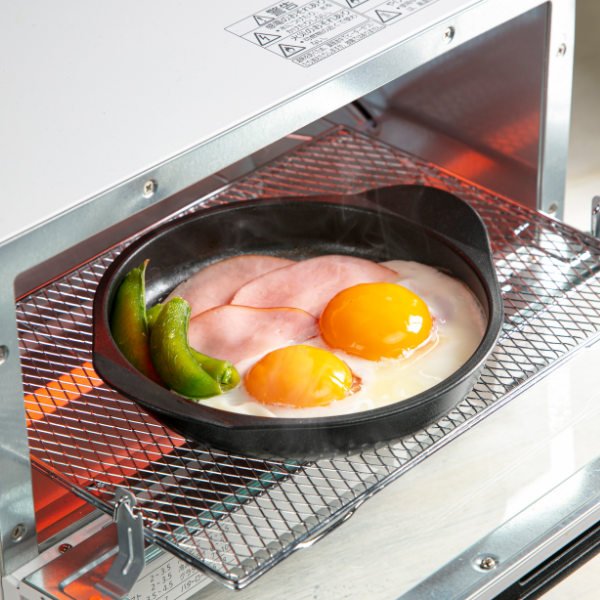トースタートレー 小 丸型 デュアルプラス フッ素加工 日本製 オーブントースタートレー （ クッキングトレイ オーブントレー 調理トレー ） 調理器具 