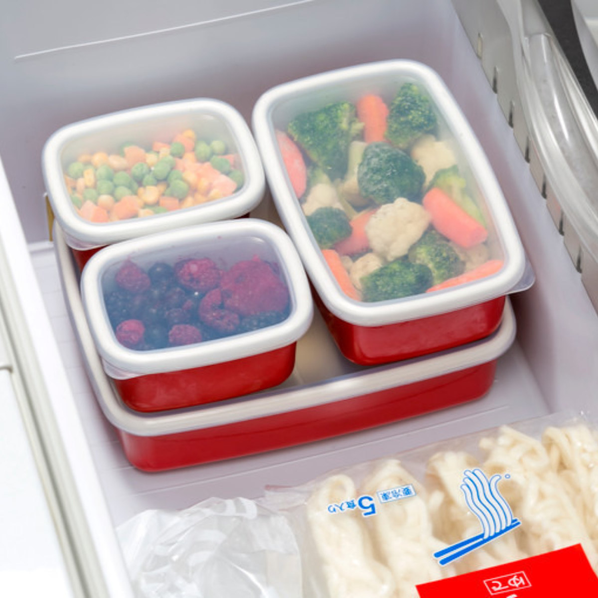 高木金属工業 保存容器 800ml ホーロー スタッキングできる 角型 M