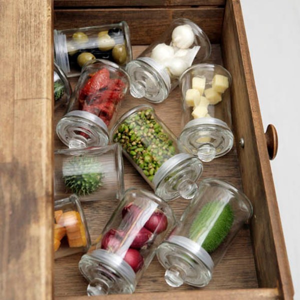 保存容器 ガラス製 120ml マイクロポット ダルトン DULTON （ ガラス