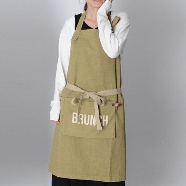 専用です☺︎A&S エプロン エプロン AND PACKABLE アンドパッカブル ブランチ ロゴ （ キッチン