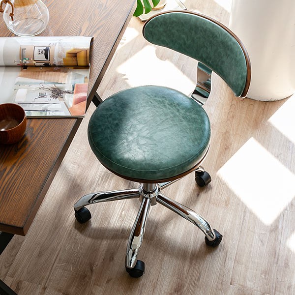 チェア キャスター付き コンパクト 小さめ クッション 高さ調整 デスク