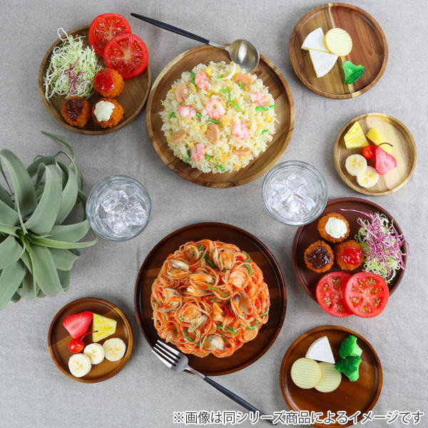 プレート 27cm カフェ ボウルプレート 皿 食器 木製食器 天然木