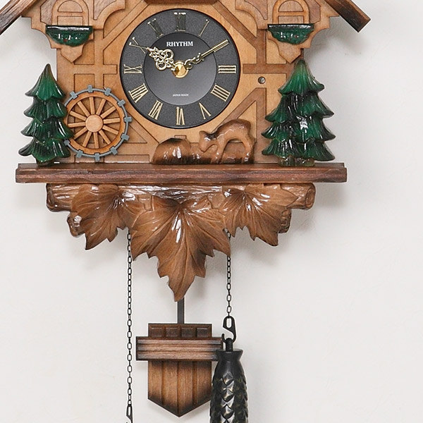 掛け時計 鳩時計 カッコー時計 カッコーティンバー （ 壁掛け時計