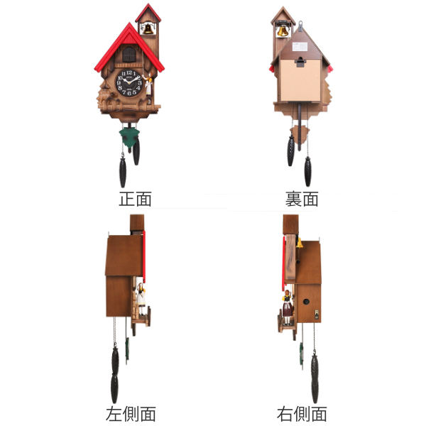 掛け時計 鳩時計 カッコー時計 カッコーチロリアン （ 壁掛け時計