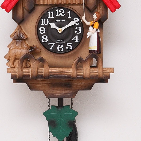 掛け時計 鳩時計 カッコー時計 カッコーチロリアン （ 壁掛け時計