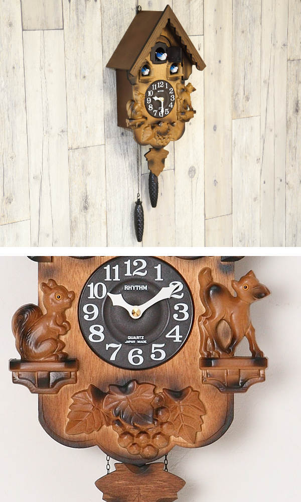 掛け時計 鳩時計 カッコー時計 カッコーパンキー （ 壁掛け時計 