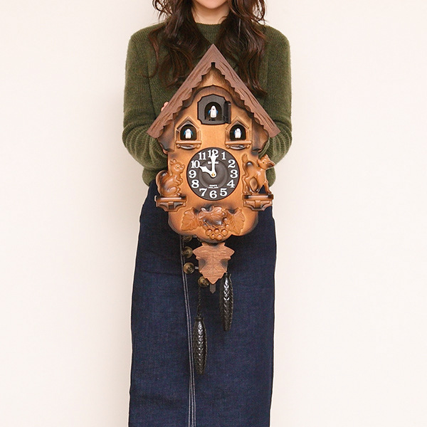 掛け時計 鳩時計 カッコー時計 カッコーパンキー （ 壁掛け時計 振り子