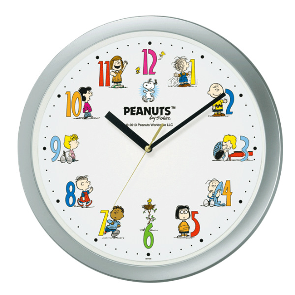 掛け時計 スヌーピー 4KG712MA19 （ 壁掛け時計 アナログ 時計