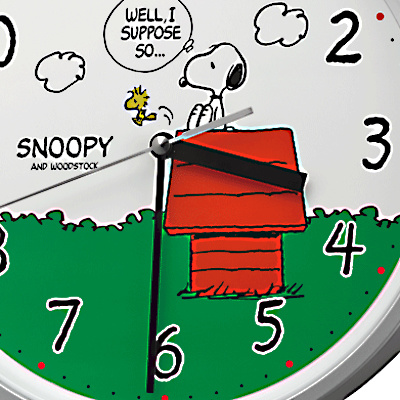 掛け時計 スヌーピー 8MGA40-M19 （ 壁掛け時計 アナログ 時計