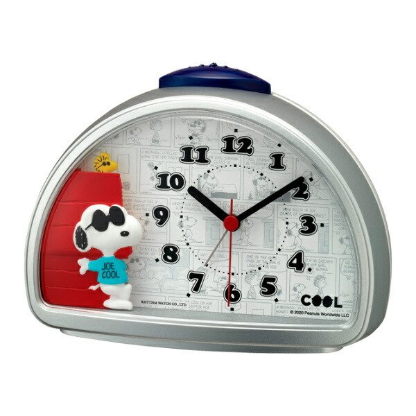 目覚まし時計 スヌーピー 4SE563MS19 （ 置き時計 置時計 アナログ