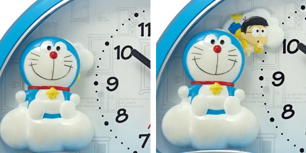 ドラえもん目覚まし時計 非売品】ドラえもん 目覚まし時計 置き時計 - メルカリ