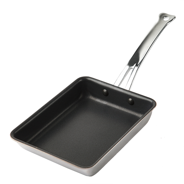 玉子焼き器 IH対応 蓋付き クィーンパン 中尾アルミ （ ガス火対応