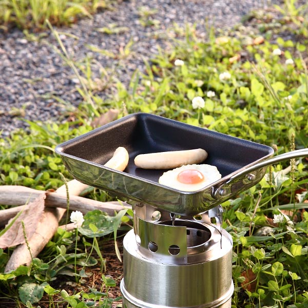 玉子焼き器 IH対応 蓋付き クィーンパン 中尾アルミ （ ガス火対応