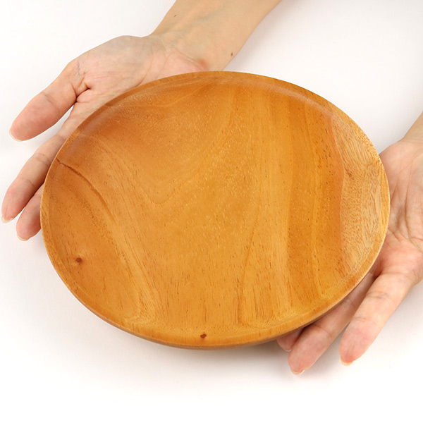 プレート 20cm M SoliD. 皿 食器 洋食器 天然木 日本製 同色5個セット