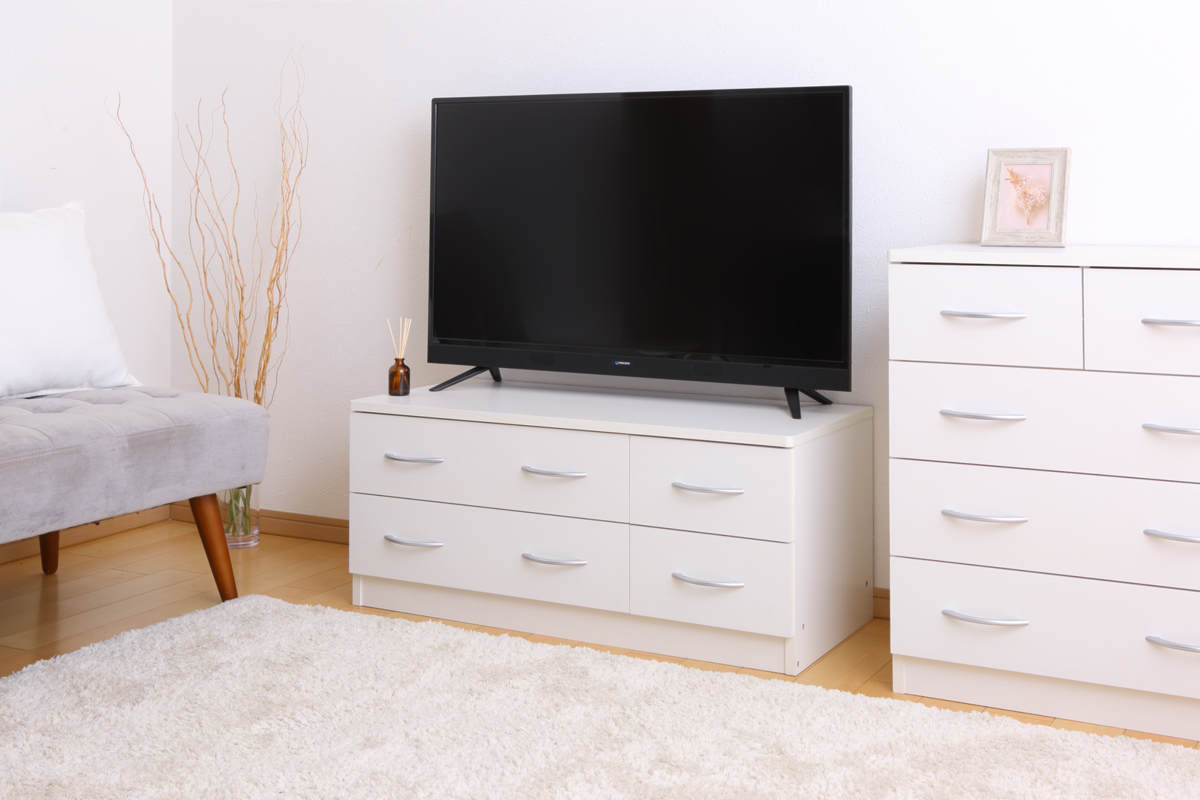 クロシオ ローチェスト 幅89.5cm 2列2段 北欧風 ブルーム （ チェスト