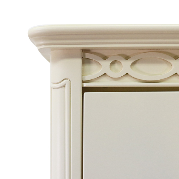 キュリオ ショーケース クラシック調 猫脚 フルール 幅55cm （ 開梱