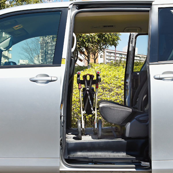 歩行車 リトルターン ハイタイプ コンパクト 折りたたみ 高さ調整