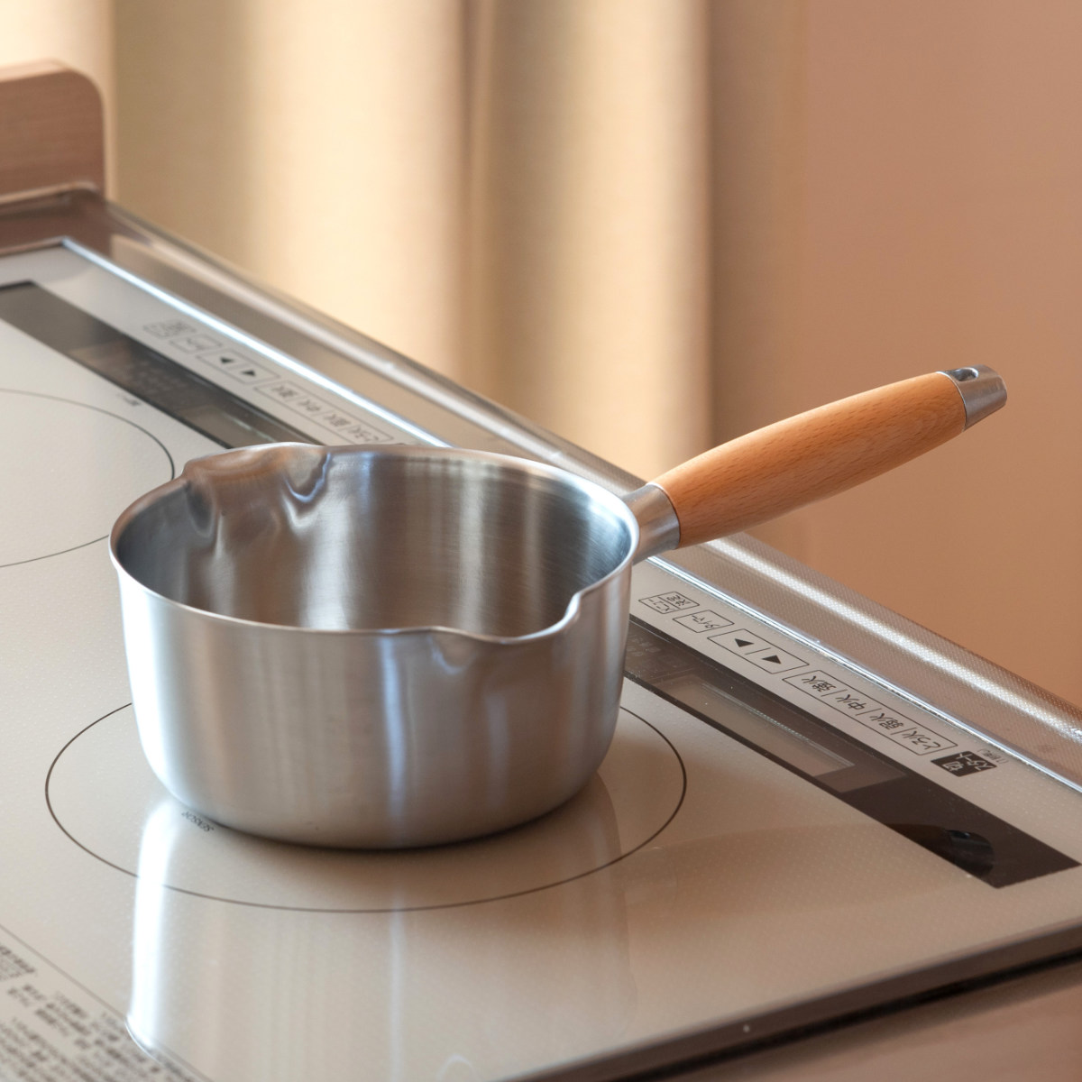 aikata ミルクパン 16cm IH対応 アイカタ 両口 ステンレス製 日本製