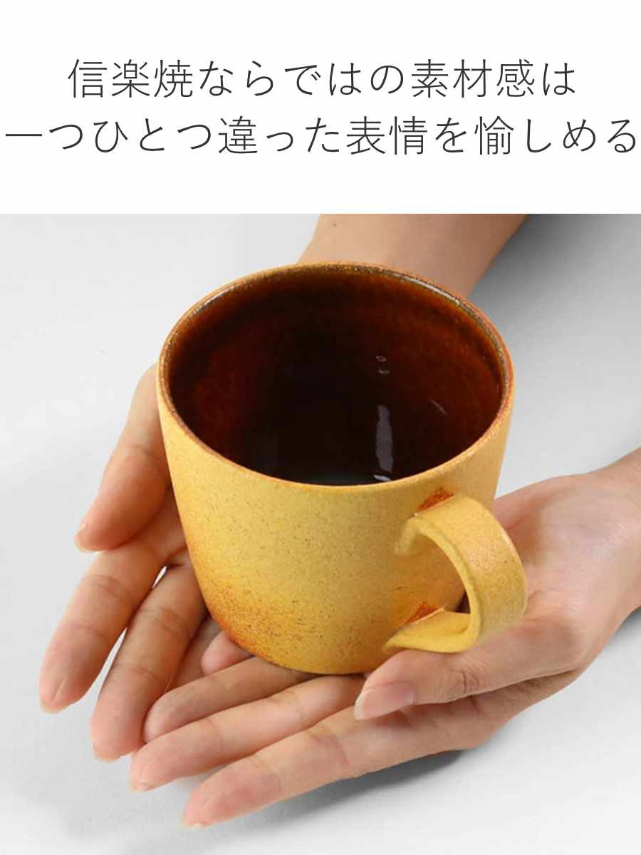 新品未使用　信楽焼　大皿 大器　マグカップ　３点　まとめて　★やむちん　陶器　器 信楽焼 うつわ,マグカップ 信楽焼 マグカップ 300 ml（満水時）陶器 和風 コップ おしゃれ 食器 和食器 スープカップ ティーカップ 結婚祝い  ぶどう絵マグカップ w506-01 - まるいち本店