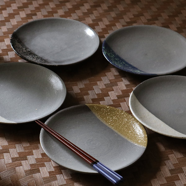 プレート 21cm 信楽民芸 shigaraki mingei 皿 食器 信楽焼 日本