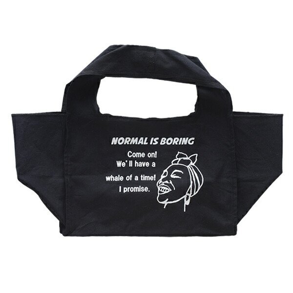 エコバッグ コンビニ用 コンビニマルシェバッグ ANDPACKABLE アンドパッカブル ノーマルBK （ ショッピングバッグ 買い物バッグ マイバッグ コンビニサイズ ）
