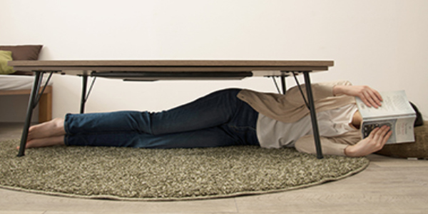 HAGiHARA（萩原） こたつ 幅115cm テーブル 家具調こたつ 木目調