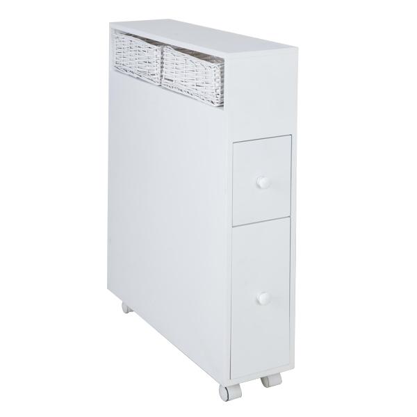 トイレ収納 多機能トイレラック スリム キャスター トイレ収納棚