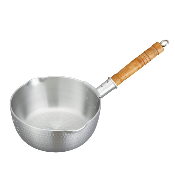 雪平鍋 18cm 1.6L 打出厚板雪平鍋 極厚 （ ガス火専用 行平鍋 片手鍋