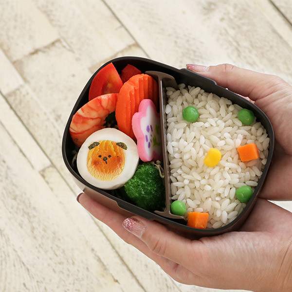 HAKOYA お弁当箱 1段 ワンタッチランチ OBENTO TIME 400ml ランチ