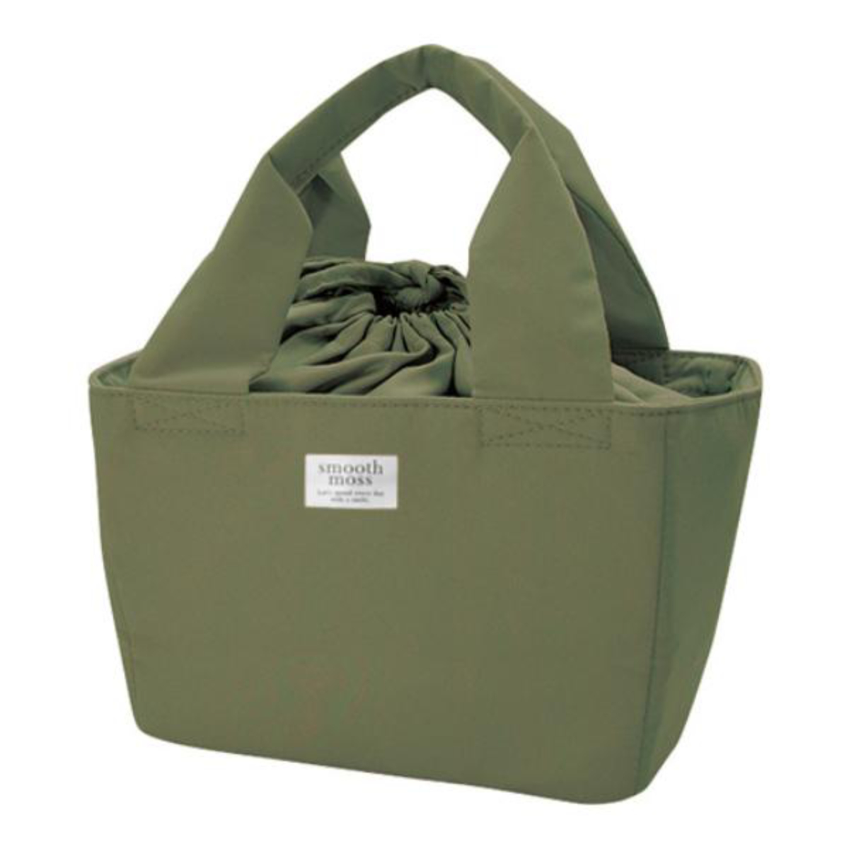 現代百貨 ランチバッグ 保冷 巾着 smooth moss （ ランチトートバッグ