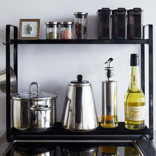 tower 山崎実業 コンロ横ラック2段 タワー （ 4903208051507 調味料