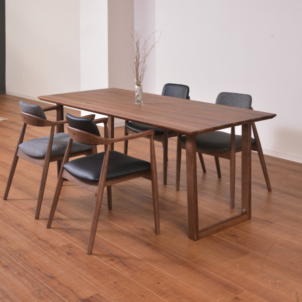 ☆地域限定送料無料☆木製テーブル 脚一体型③750×1100×730 ダイニングテーブル脚 脚のみ JPT-255 ロの字脚 （ 木脚 脚 天然木