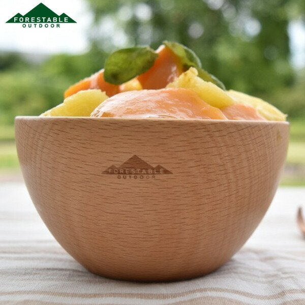スープボウル 木製 アウトドア 330ml FORESTABLE （ ウッドボウル 木製