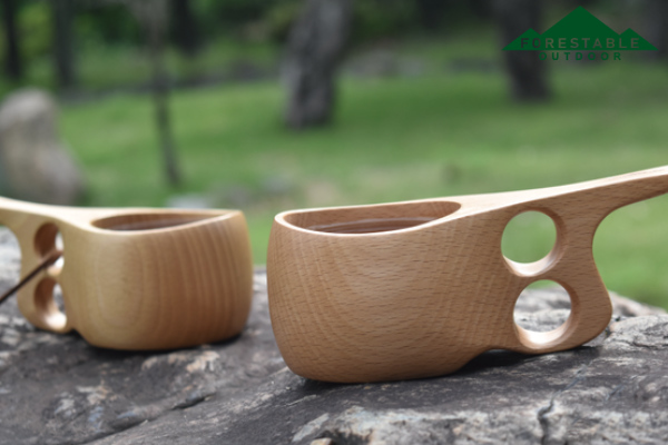 カップ 木製 アウトドア ククサカップ 130ml FORESTABLE M 籐芸
