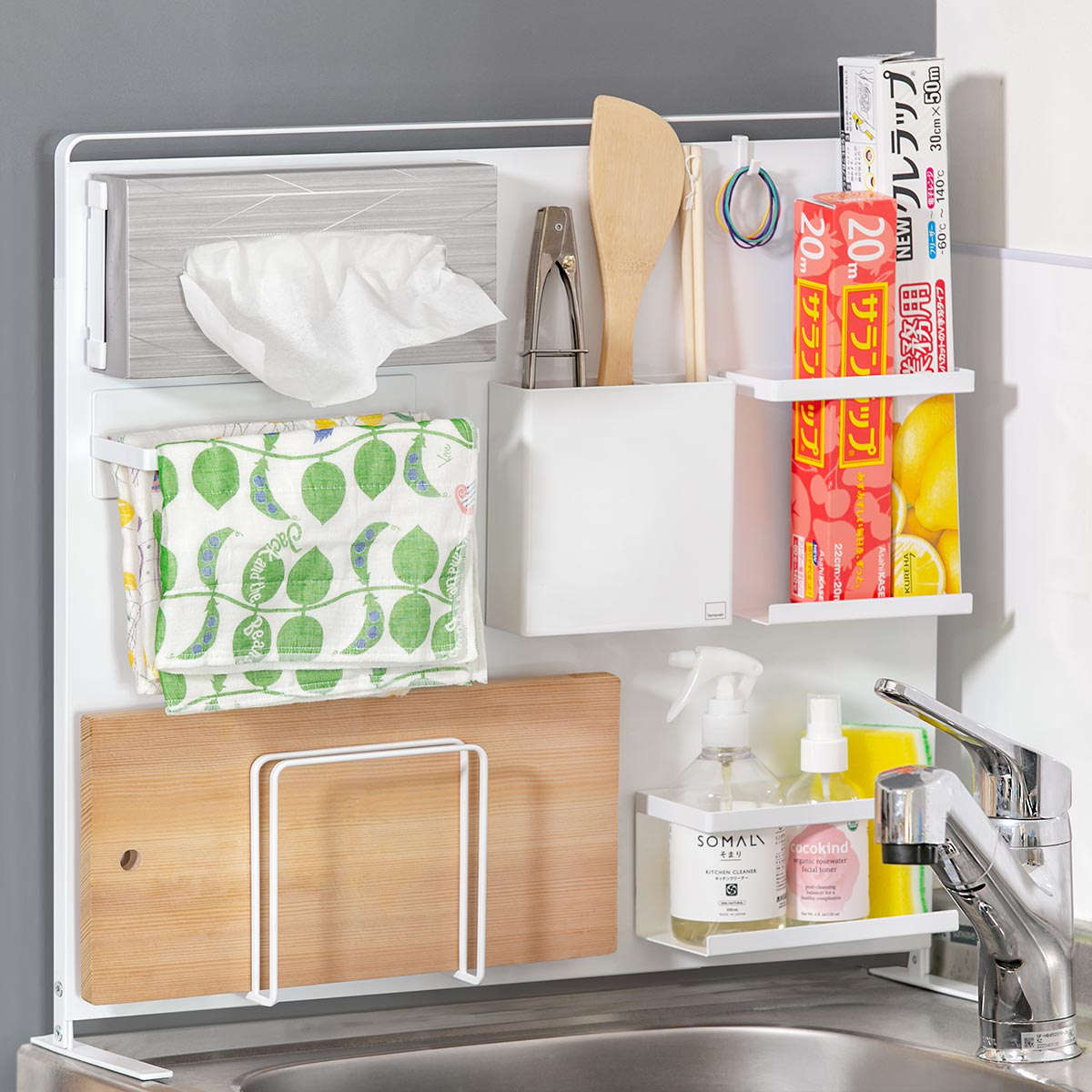 山崎実業 tower キッチン自立式スチールパ...の詳細画像5