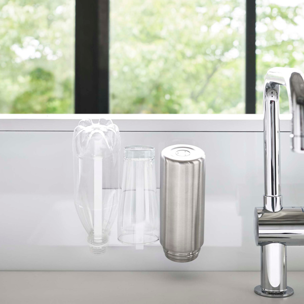 tower 山崎実業 マグネットグラス＆ボトルホルダー タワー