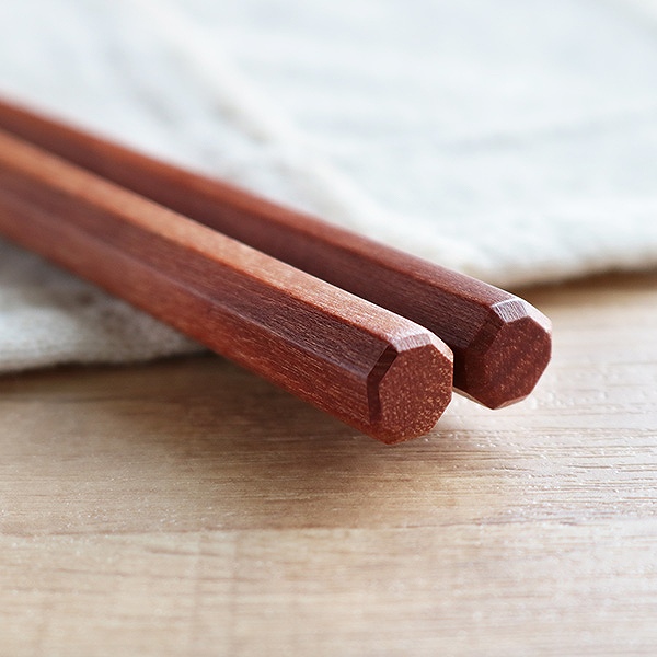 箸 24cm 八角 WOODN 男性用 木製 天然木 サオ （ お箸 はし 男性 八