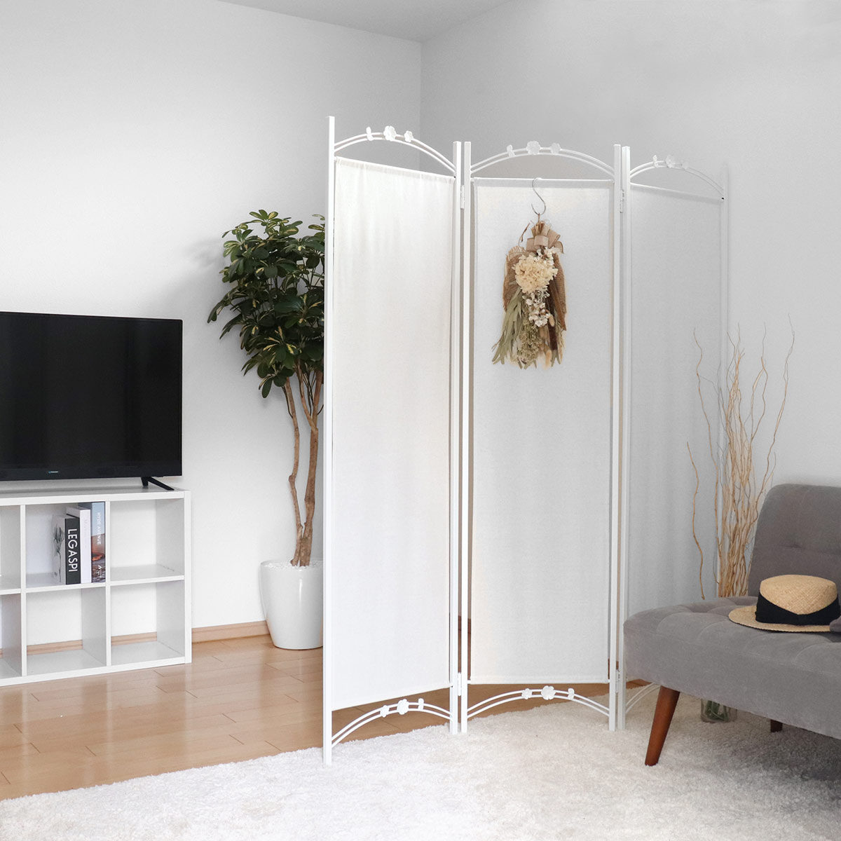 塩川光明堂 衝立 ブルームスクリーン 高さ162cm （ パーテーション