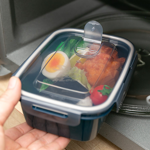 お弁当箱 1段 Eat Up フードコンテナ 900ml 大容量 ランチボックス マーケティング 男子 弁当箱 保存容器