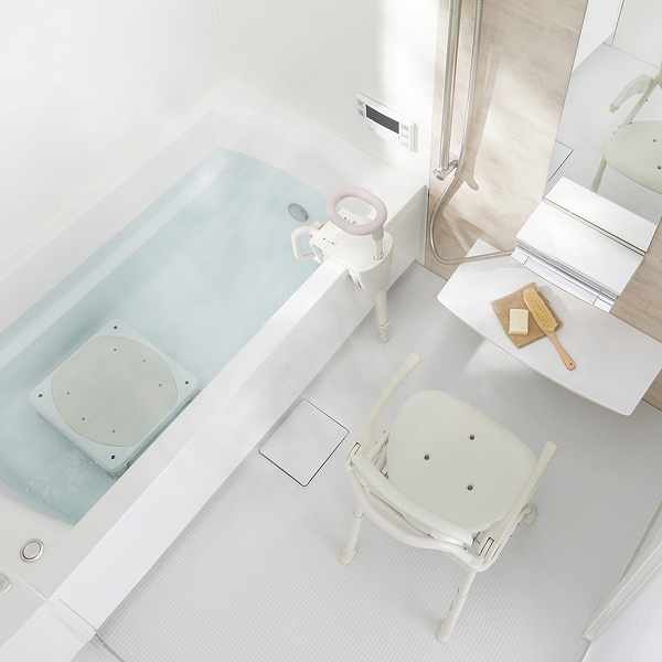 Tacaof 浴槽内いす ユニプラス 幅36cm 高さ調節 浴槽台 介護