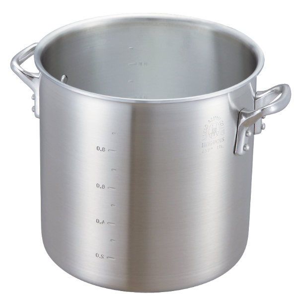 アルミ製　寸胴　51ｃｍ　中古 寸胴鍋 51cm 100L ガス火専用 キングポット 業務用 中尾アルミ 両手鍋