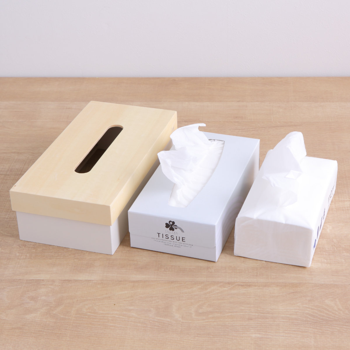 ヤマト工芸 ティッシュケース 木製 T CUBE 北欧 （ ティッシュ ケース
