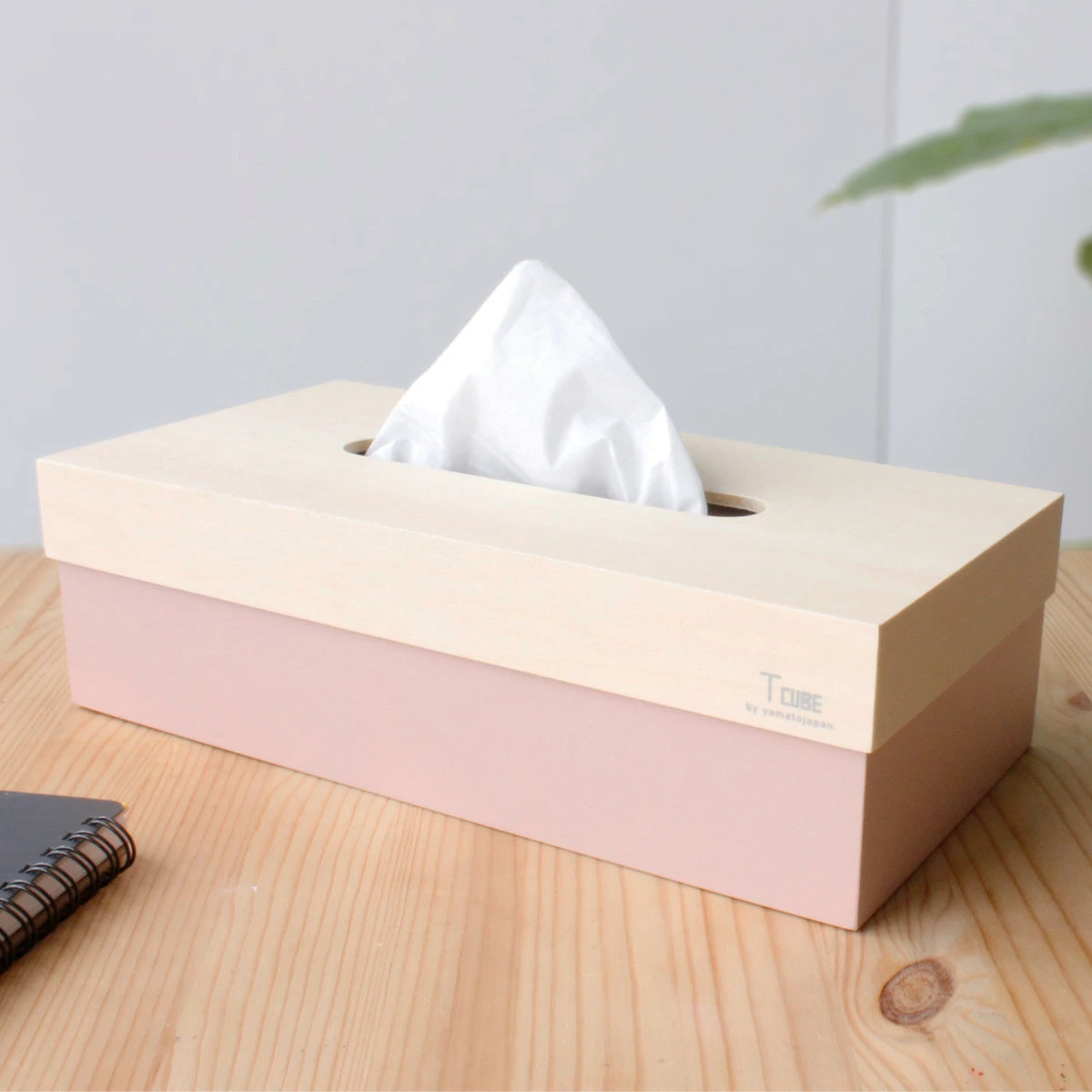 ヤマト工芸 ティッシュケース 木製 T CUBE 北欧 （ ティッシュ ケース