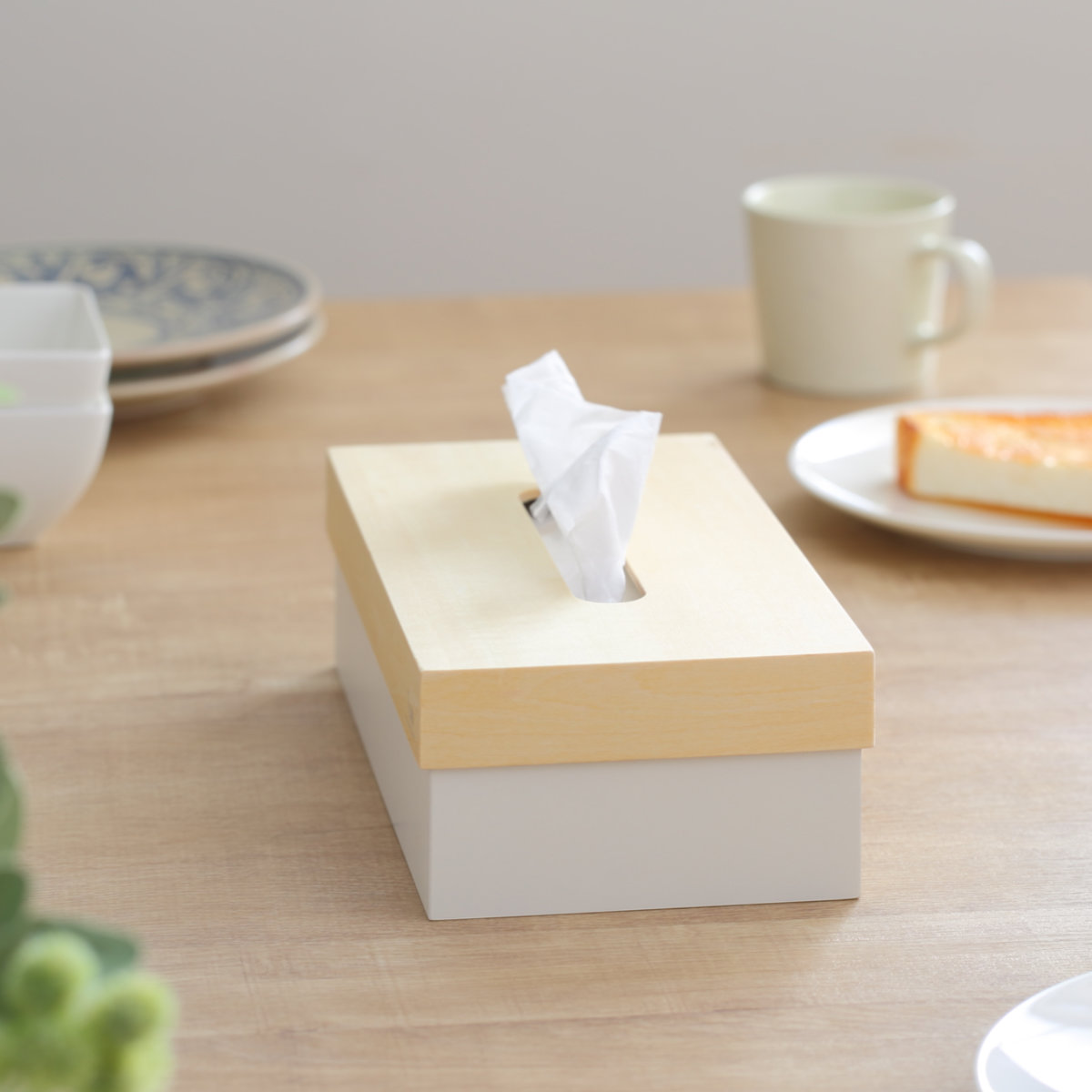 ヤマト工芸 ティッシュケース 木製 T CUBE 北欧 （ ティッシュ ケース