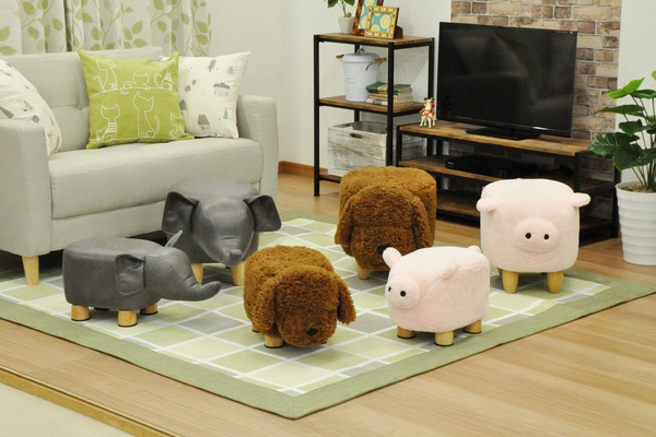 スツール ブタ アニマルスツール 椅子 腰掛 豚 ぶた 動物 （ イス いす